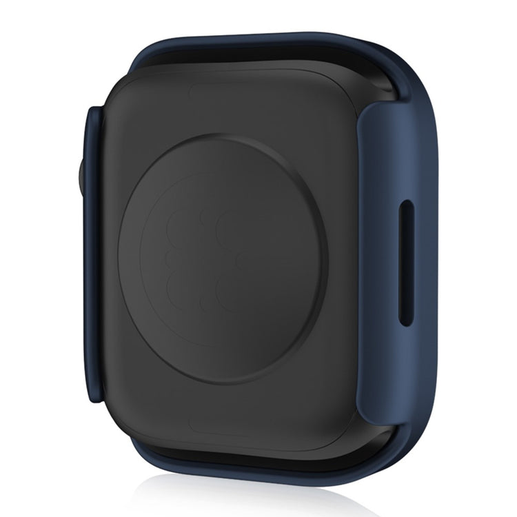 Mega Fed Apple Watch Series 8 (45mm) / Apple Watch Series 7 45mm Cover med Skærmbeskytter i Plastik og Hærdet Glas - Blå#serie_5