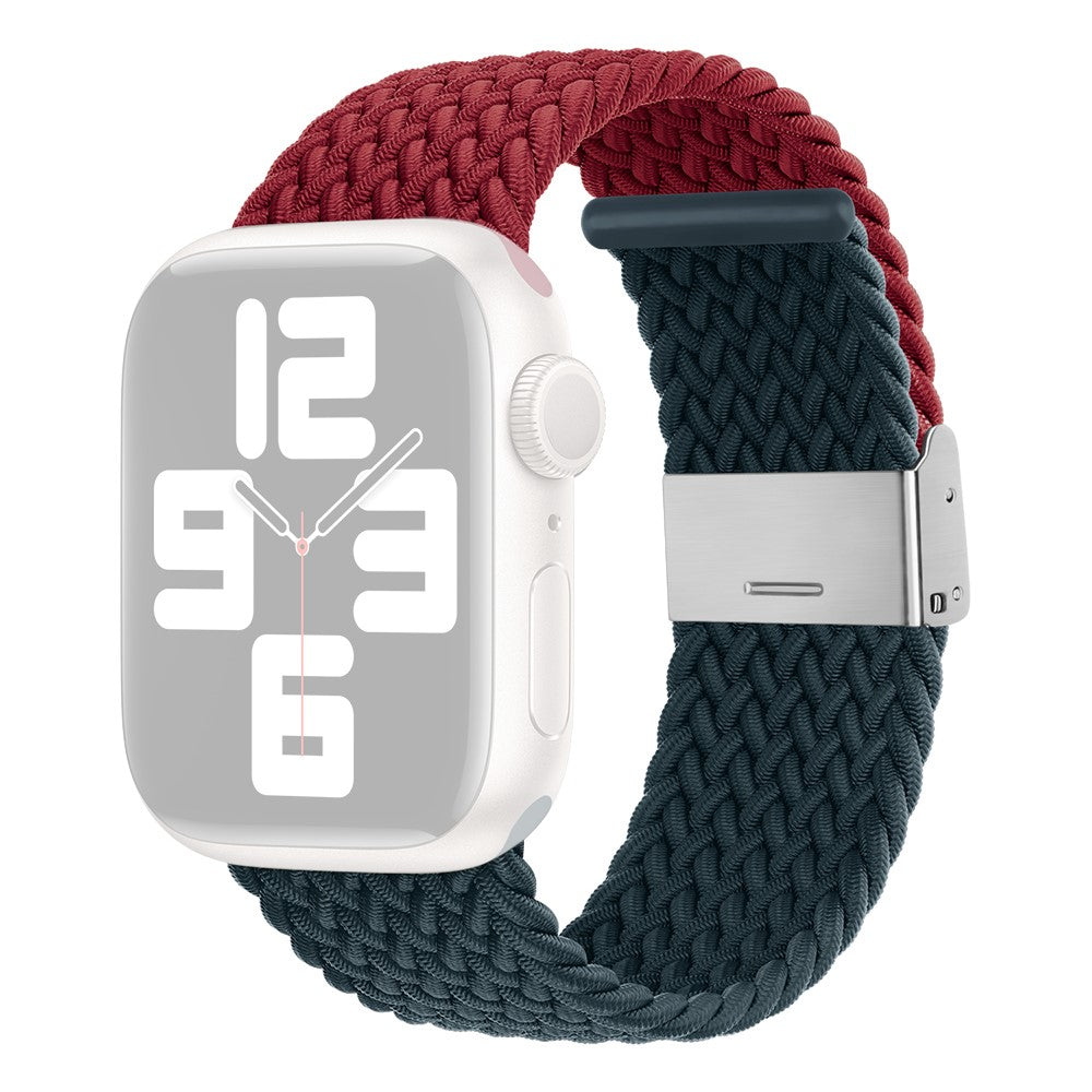 Glimrende Nylon Universal Rem passer til Apple Smartwatch - Blå#serie_1