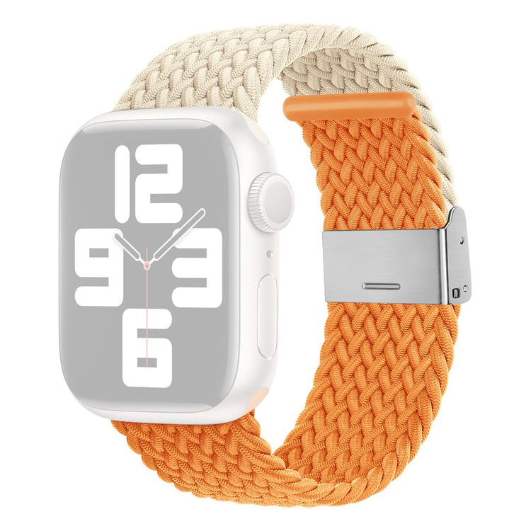 Glimrende Nylon Universal Rem passer til Apple Smartwatch - Orange#serie_13