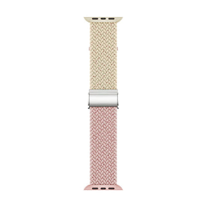 Glimrende Nylon Universal Rem passer til Apple Smartwatch - Pink#serie_4
