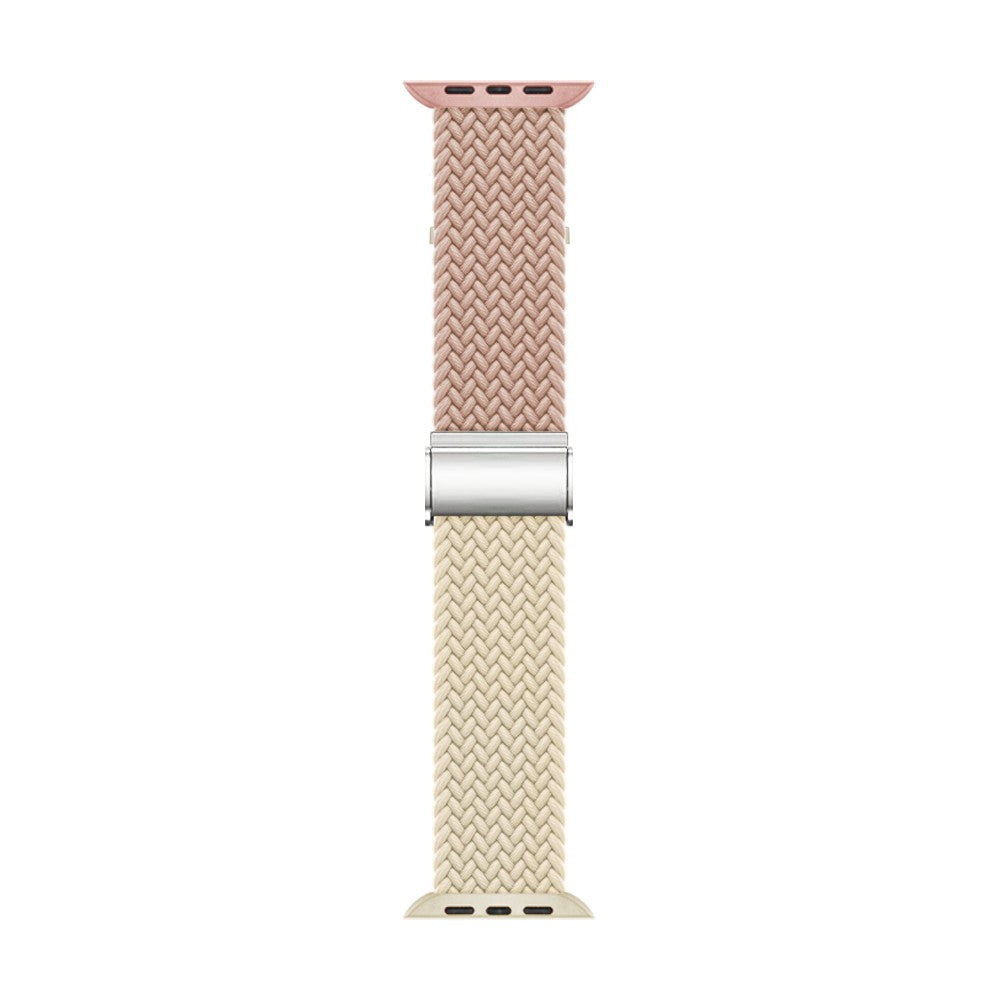 Glimrende Nylon Universal Rem passer til Apple Smartwatch - Pink#serie_9