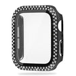 Ongelooflijk Modieus Universeel Apple Hoesje met Schermbeschermer in plastic, Strass en Gehard glas