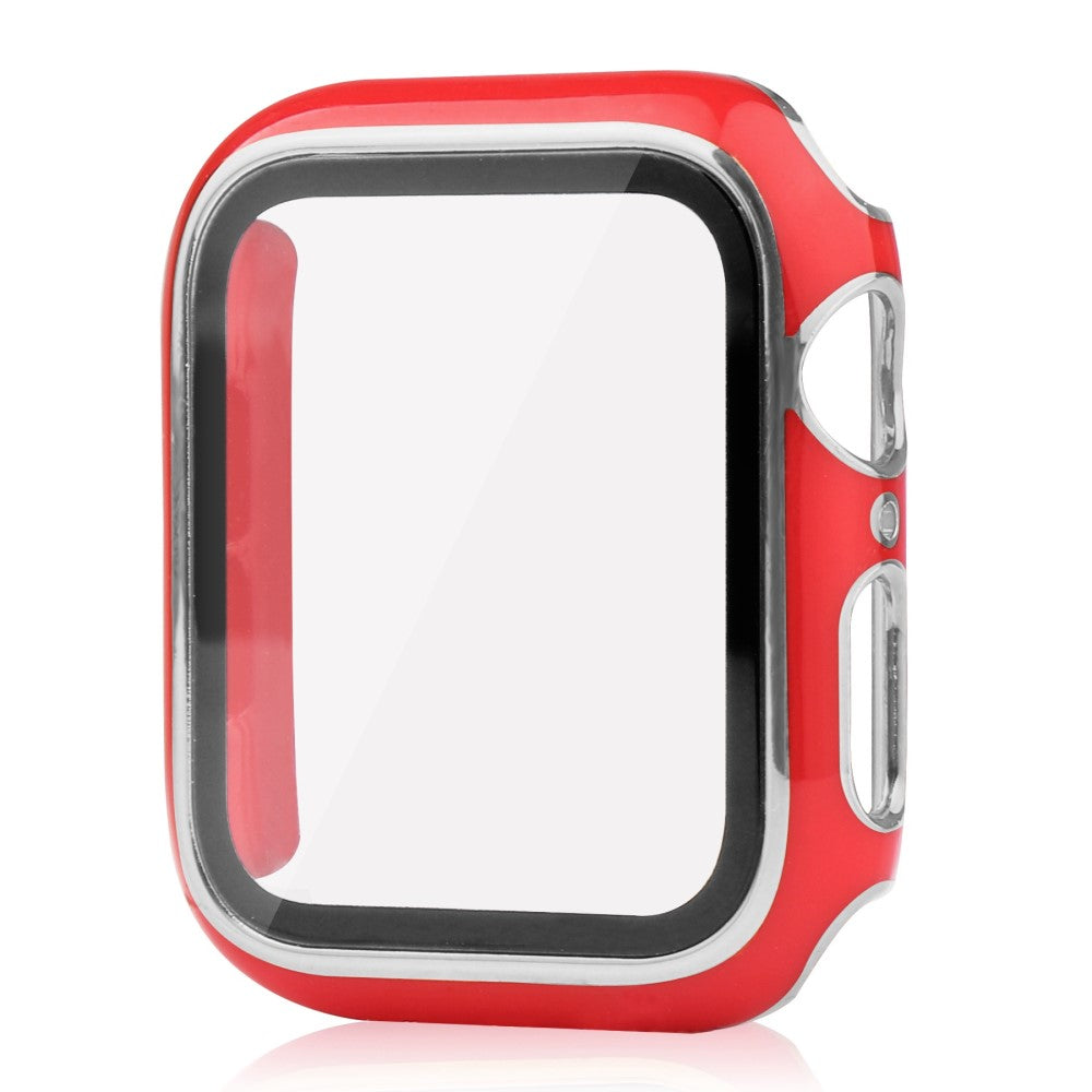 Vildt Fint Universal Apple Cover med Skærmbeskytter i Plastik og Hærdet Glas - Rød#serie_8