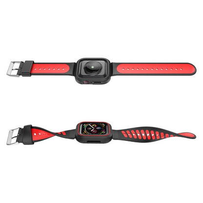 Vildt kønt Apple Watch Series 1-3 42mm Silikone Rem - Rød#serie_3
