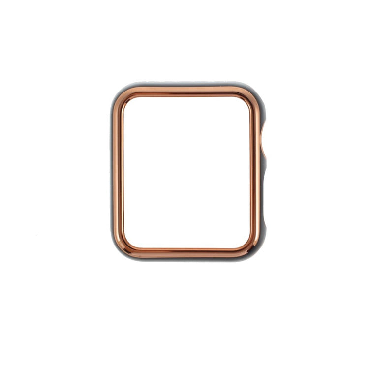 Apple Watch Series 1-3 42mm Stilfuld Plastik Bumper  - Guld#serie_2