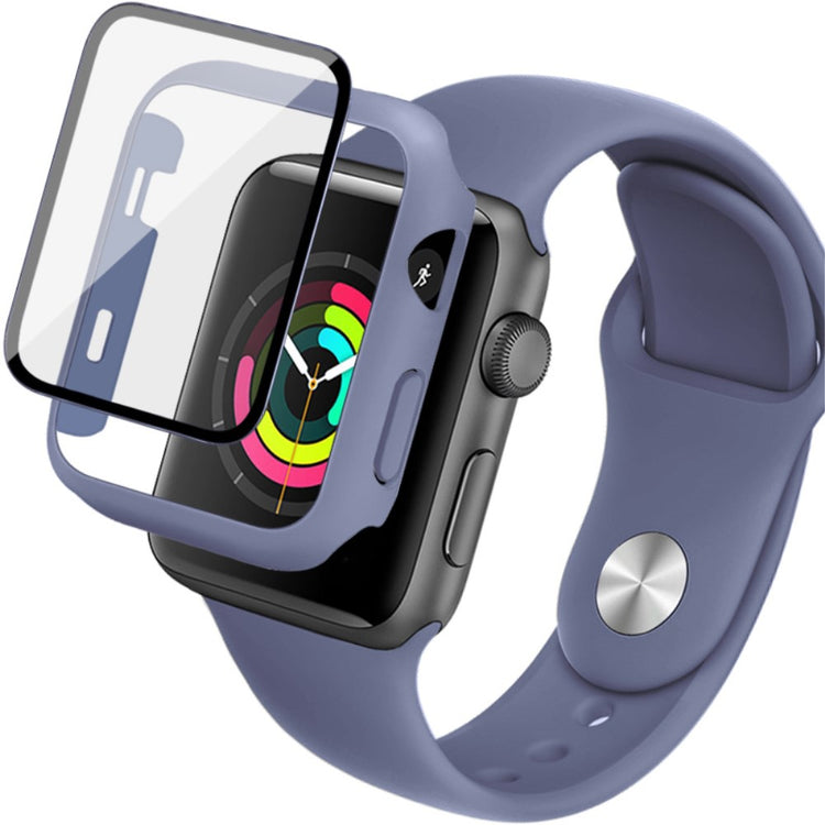 Apple Watch Series 1-3 42mm Silikone Cover med Rem - Blå#serie_2