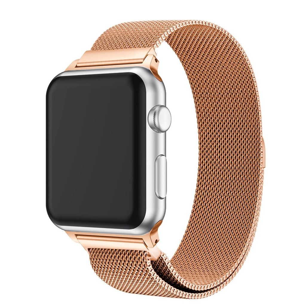 Komfortabel Apple Watch Series 1-3 38mm Metal Rem - Beige#serie_3