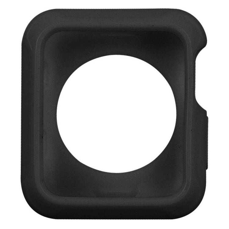 Mega Fed Apple Watch Series 1-3 38mm Silikone Cover - Sort#serie_4