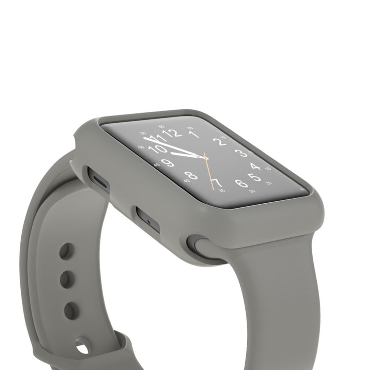 Vildt Fed Apple Watch Series 1-3 38mm Silikone Cover - Sølv#serie_3