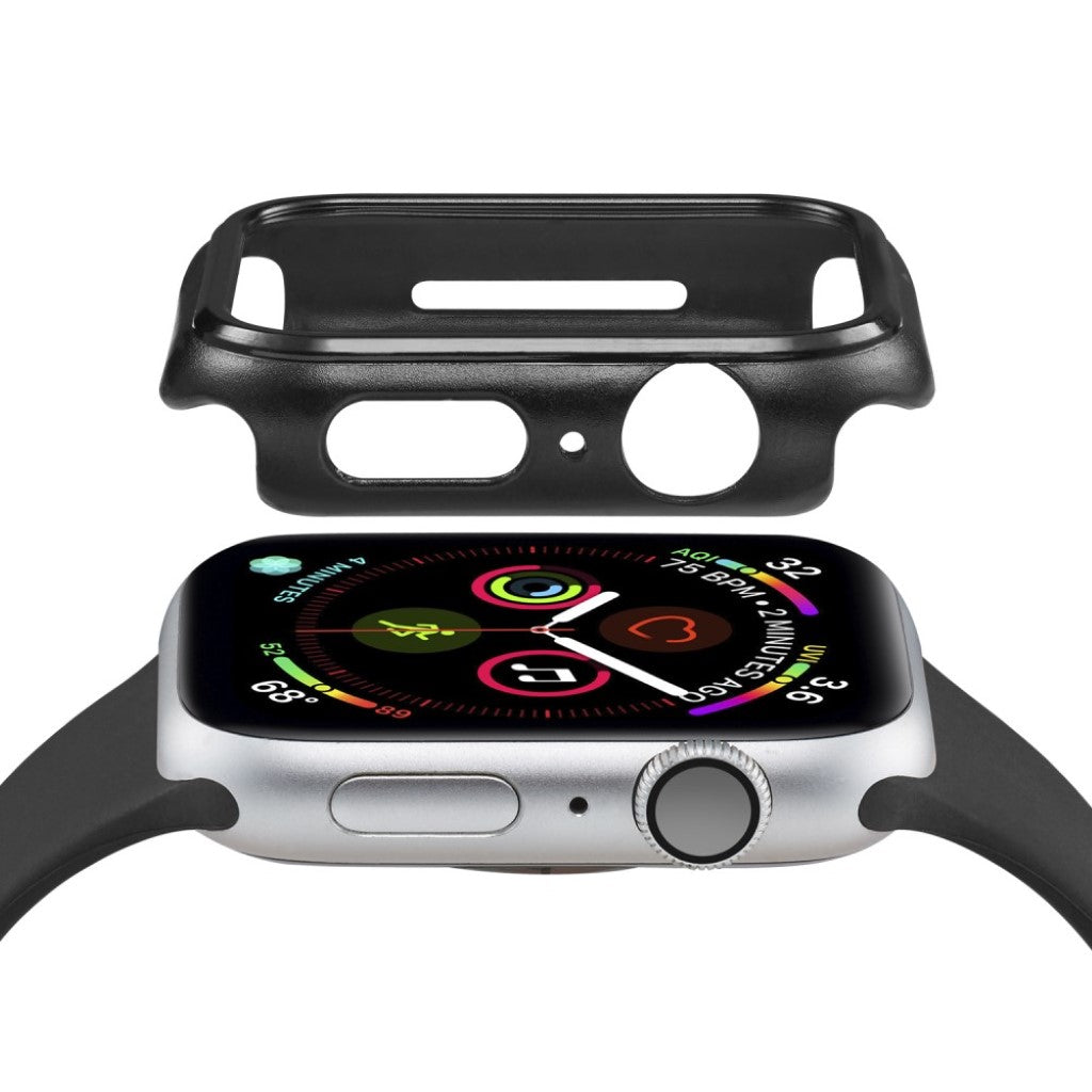 Apple Watch Series 1-3 38mm Mat Plastik Bumper  - Sort#serie_1