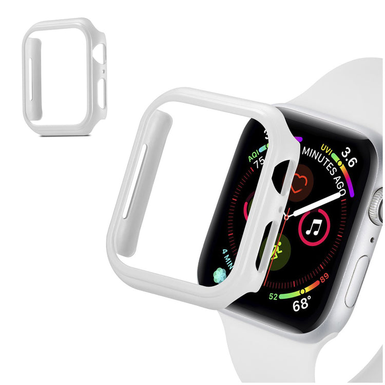 Apple Watch Series 1-3 38mm Mat Plastik Bumper  - Hvid#serie_2