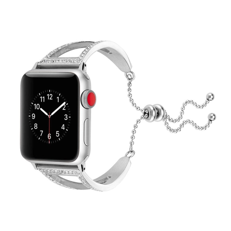 Meget pænt Apple Watch Series 4 40mm Metal Rem - Sølv#serie_1