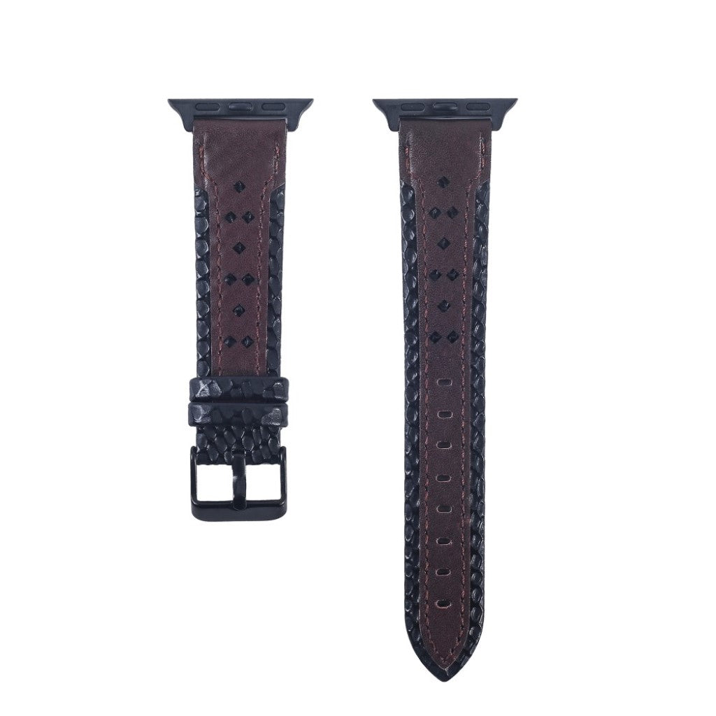 Super flot Apple Watch Series 4 40mm Ægte læder Rem - Flerfarvet#serie_2