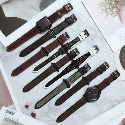 Super flot Apple Watch Series 4 40mm Ægte læder Rem - Flerfarvet#serie_2