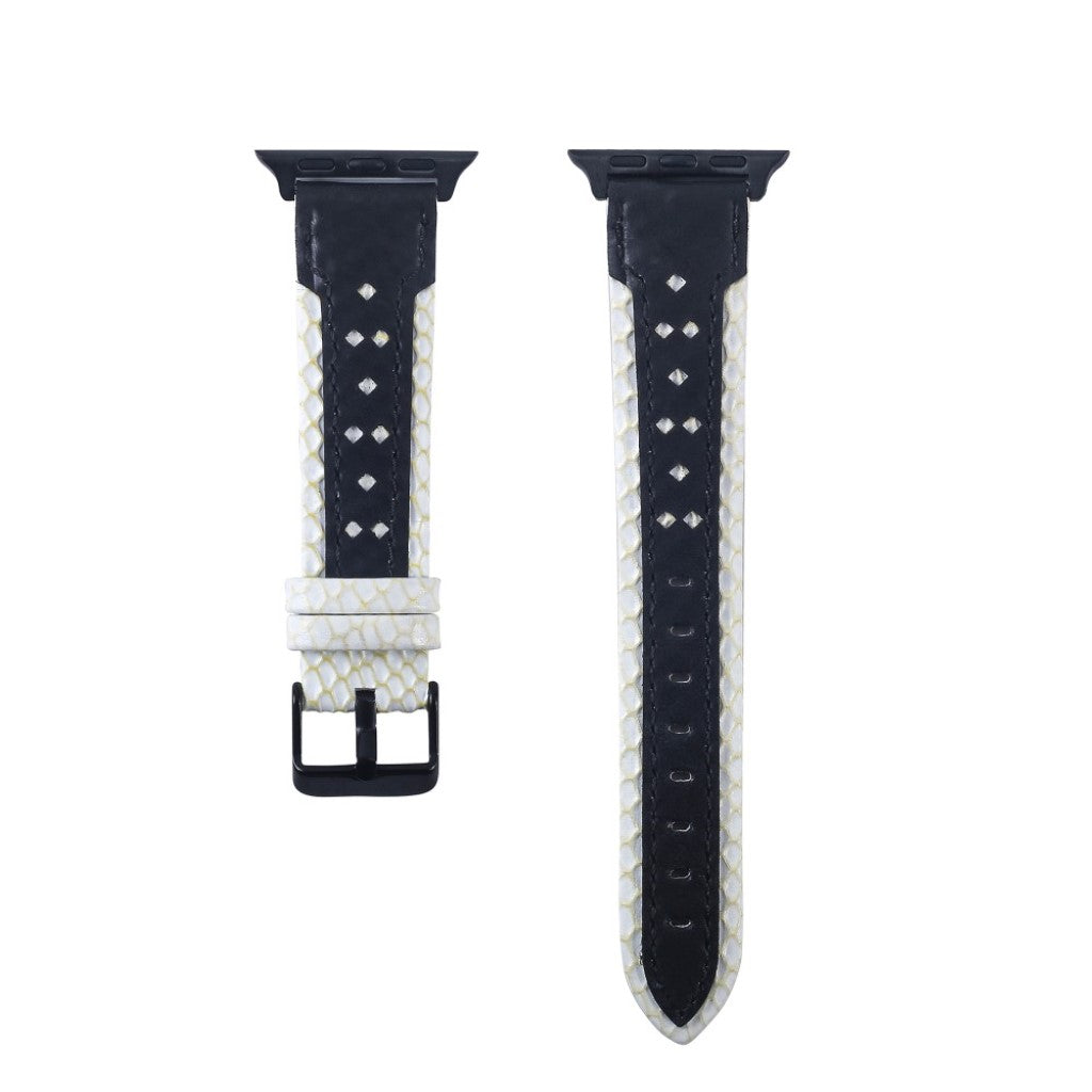 Super flot Apple Watch Series 4 40mm Ægte læder Rem - Flerfarvet#serie_3