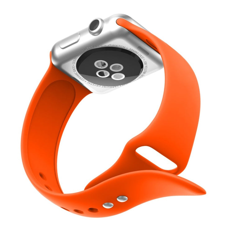 Vildt nydelig Apple Watch Series 4 40mm Silikone Rem - Orange#serie_7