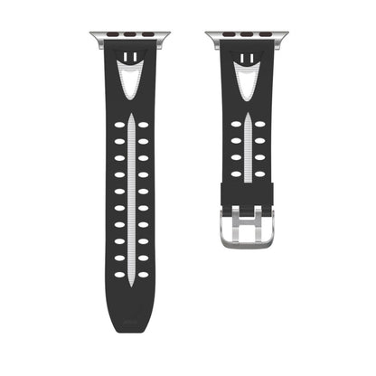 Meget kønt Apple Watch Series 4 40mm Silikone Rem - Sort#serie_1