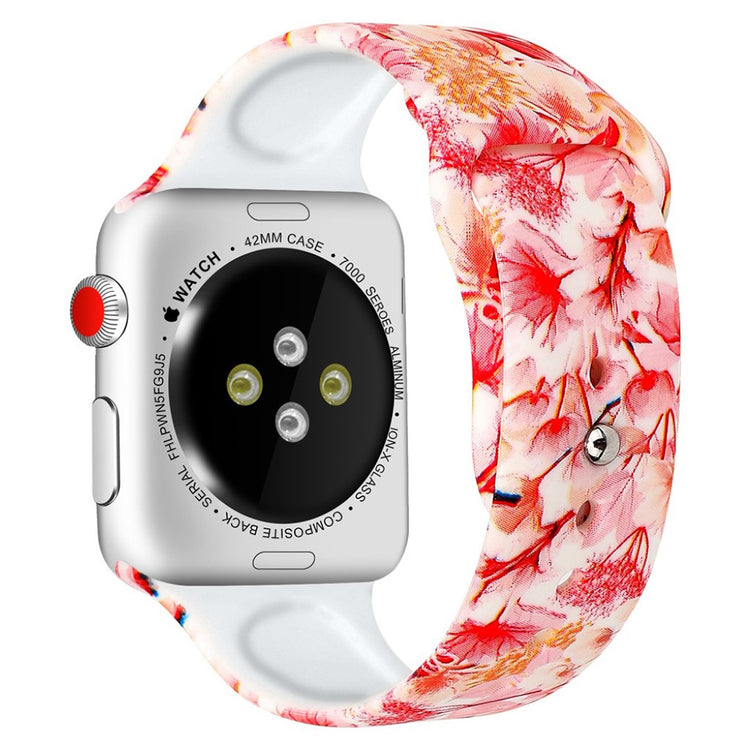 Godt Apple Watch Series 4 40mm Silikone Rem - Flerfarvet#serie_8