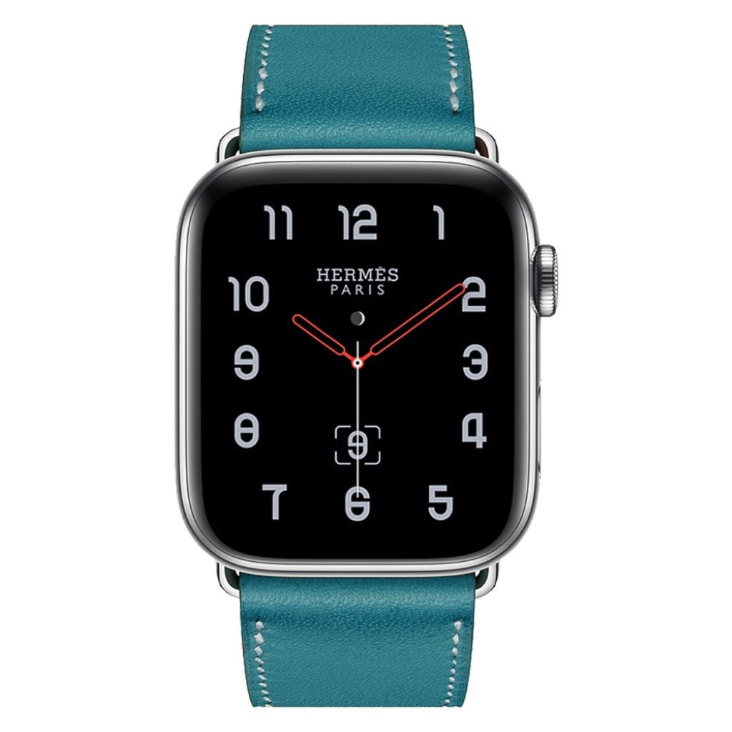 Vildt fantastisk Apple Watch Series 4 40mm Ægte læder Rem - Blå#serie_4