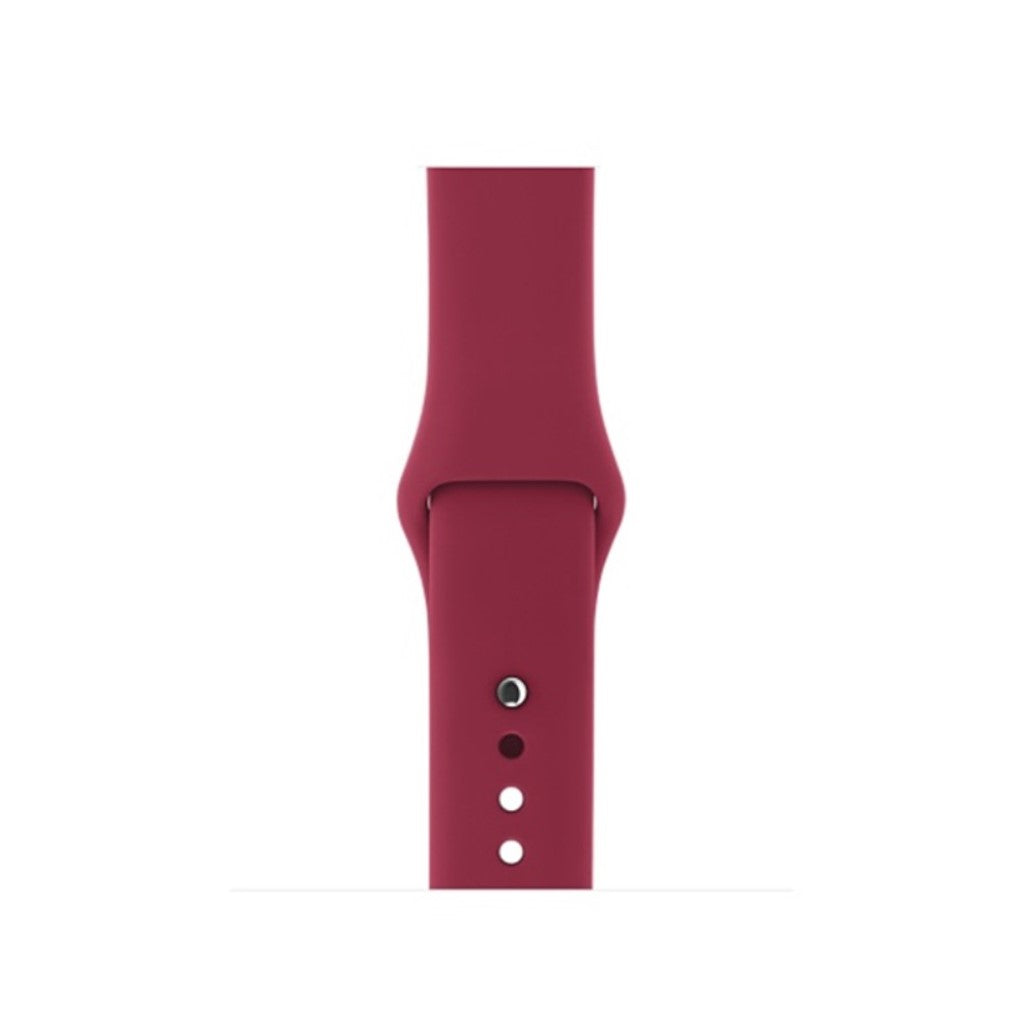 Helt vildt smuk Apple Watch Series 4 40mm Silikone Rem - Rød#serie_11