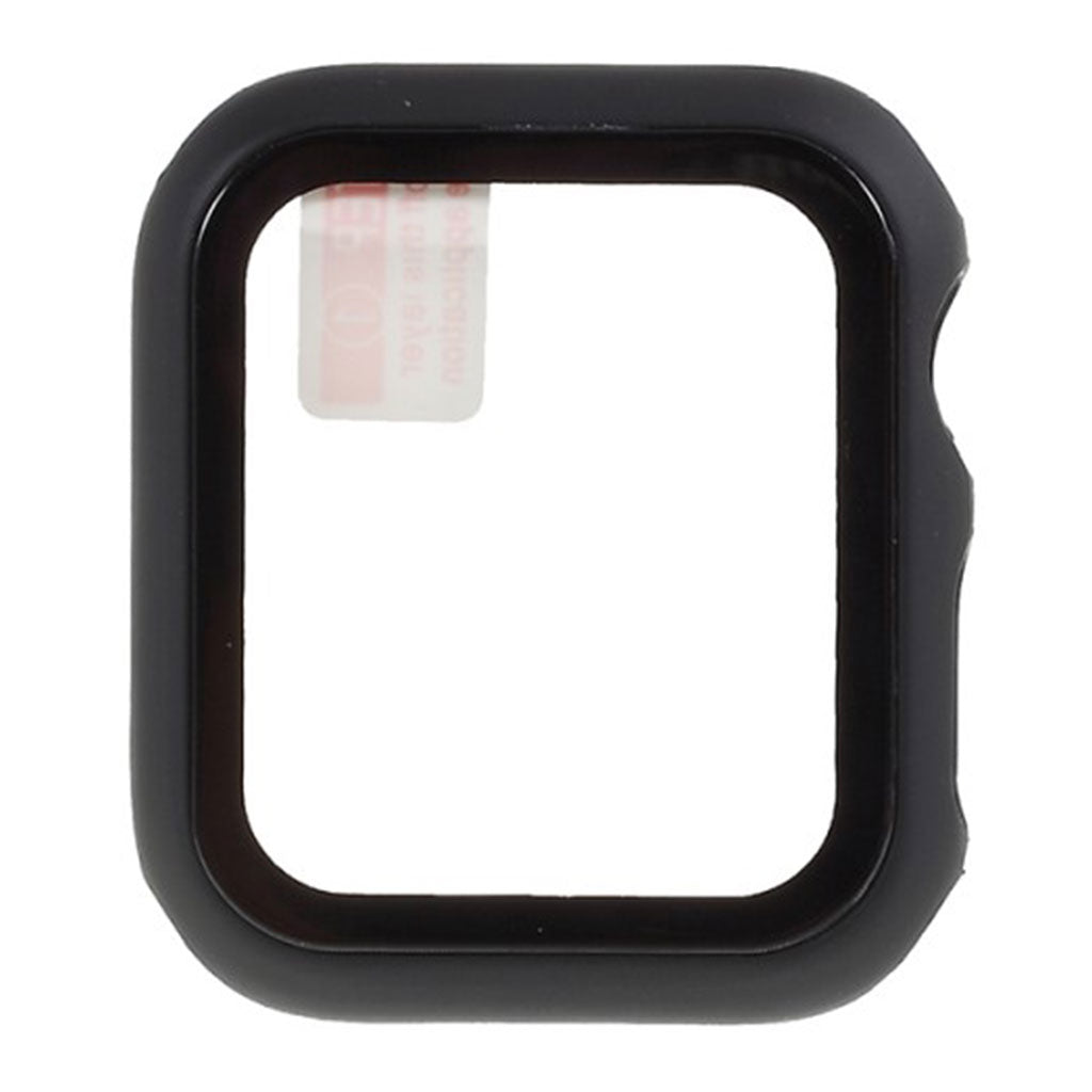 Flot Apple Watch Series 4 40mm Plastik og Glas Cover - Sort#serie_088