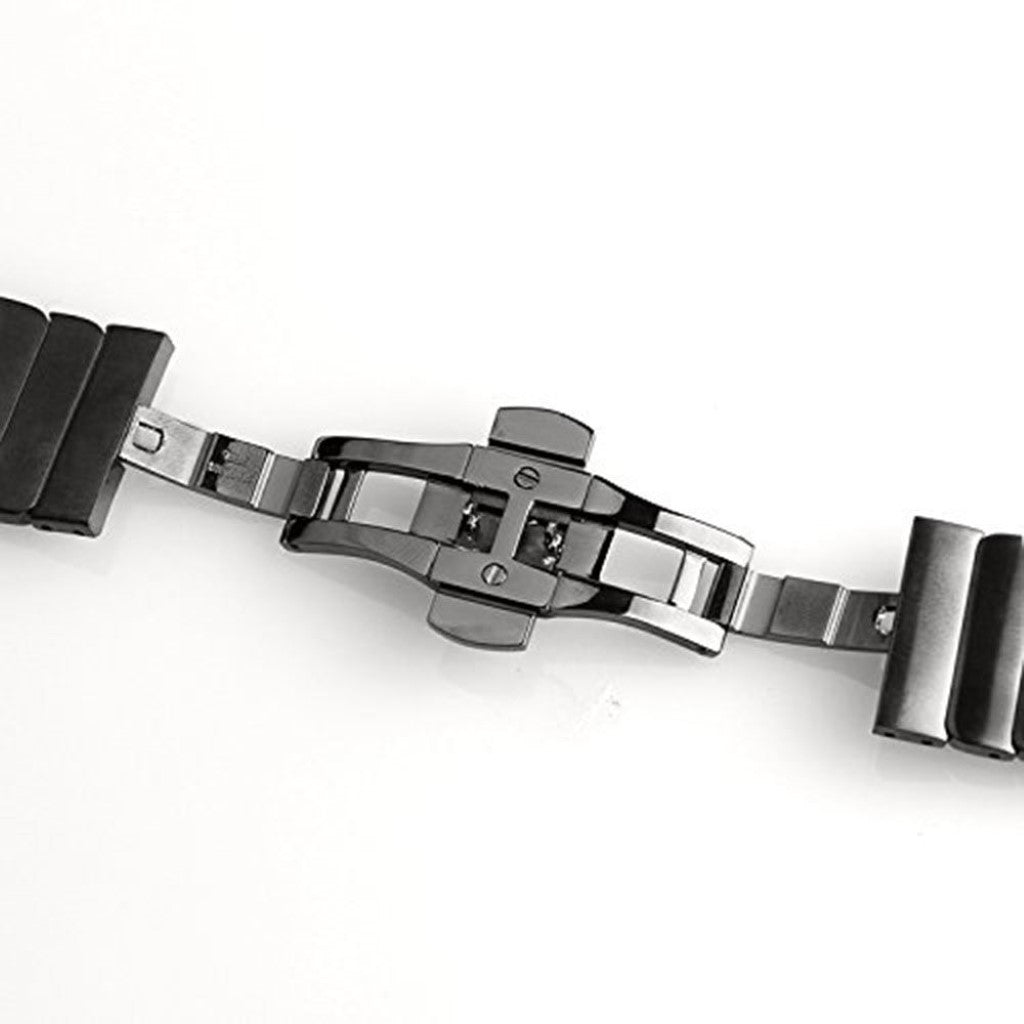 Mega smuk Apple Watch Series 4 44mm Metal Rem - Sort#serie_3