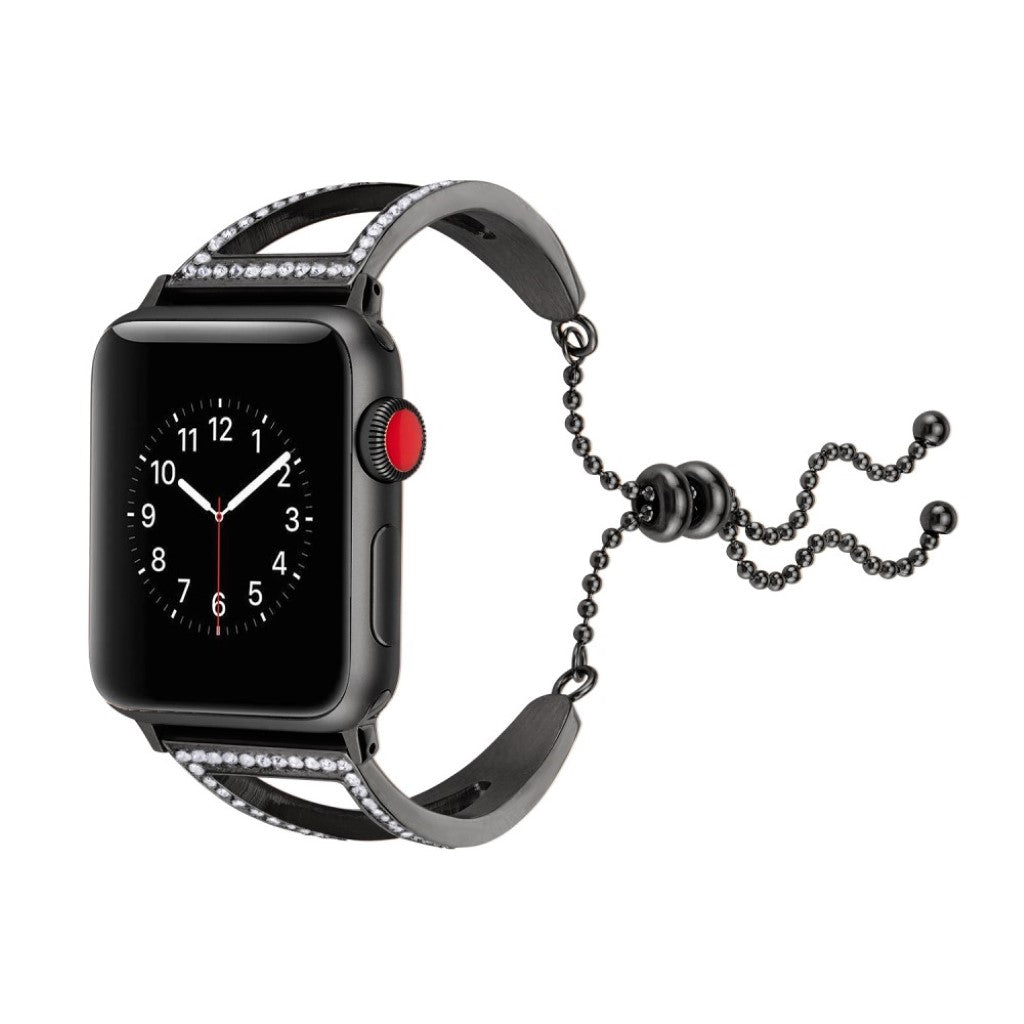 Mega godt Apple Watch Series 4 44mm Metal Rem - Sort#serie_3