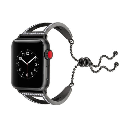 Mega godt Apple Watch Series 4 44mm Metal Rem - Sort#serie_3