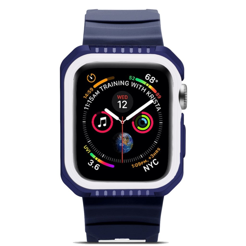 Apple Watch Series 4 44mm Fleksibel Silikone Bumper  - Flerfarvet#serie_2