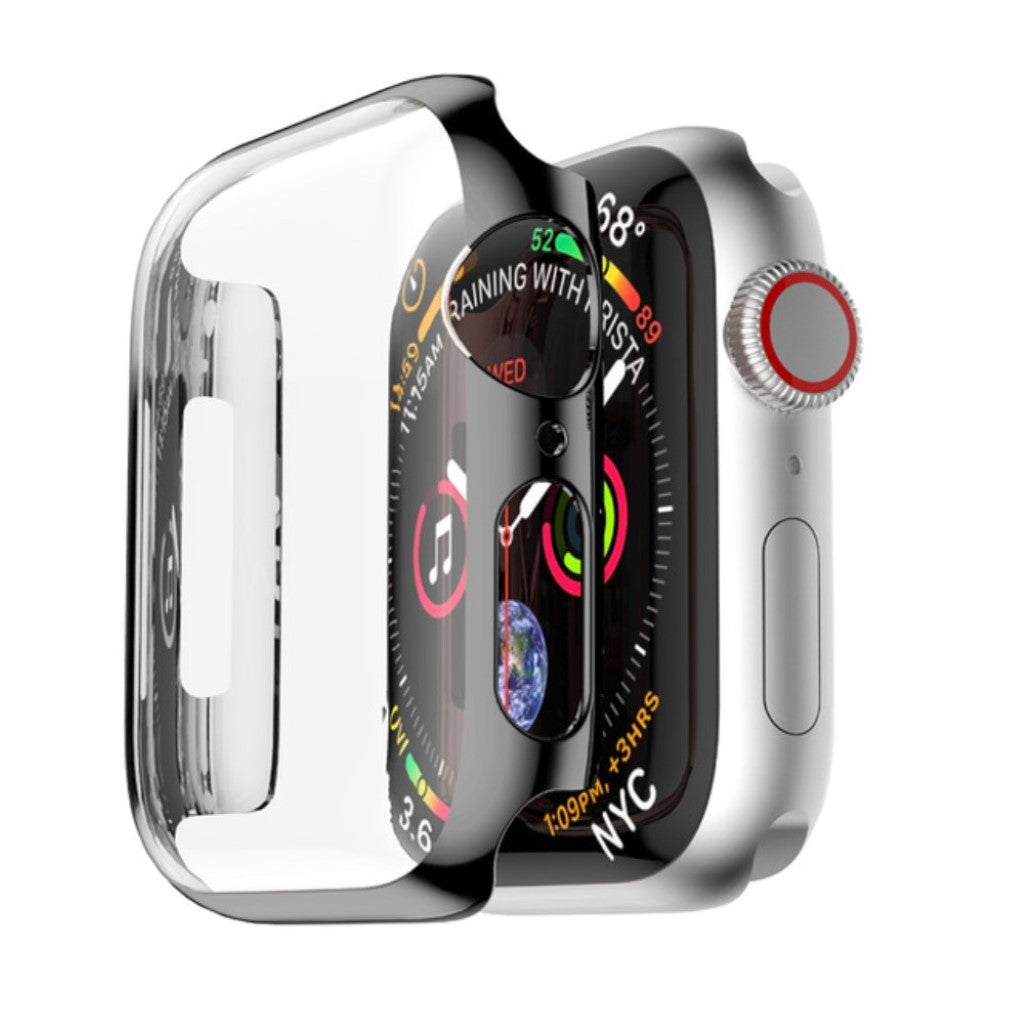 Super Flot Apple Watch Series 4 44mm Silikone Cover - Sort#serie_1