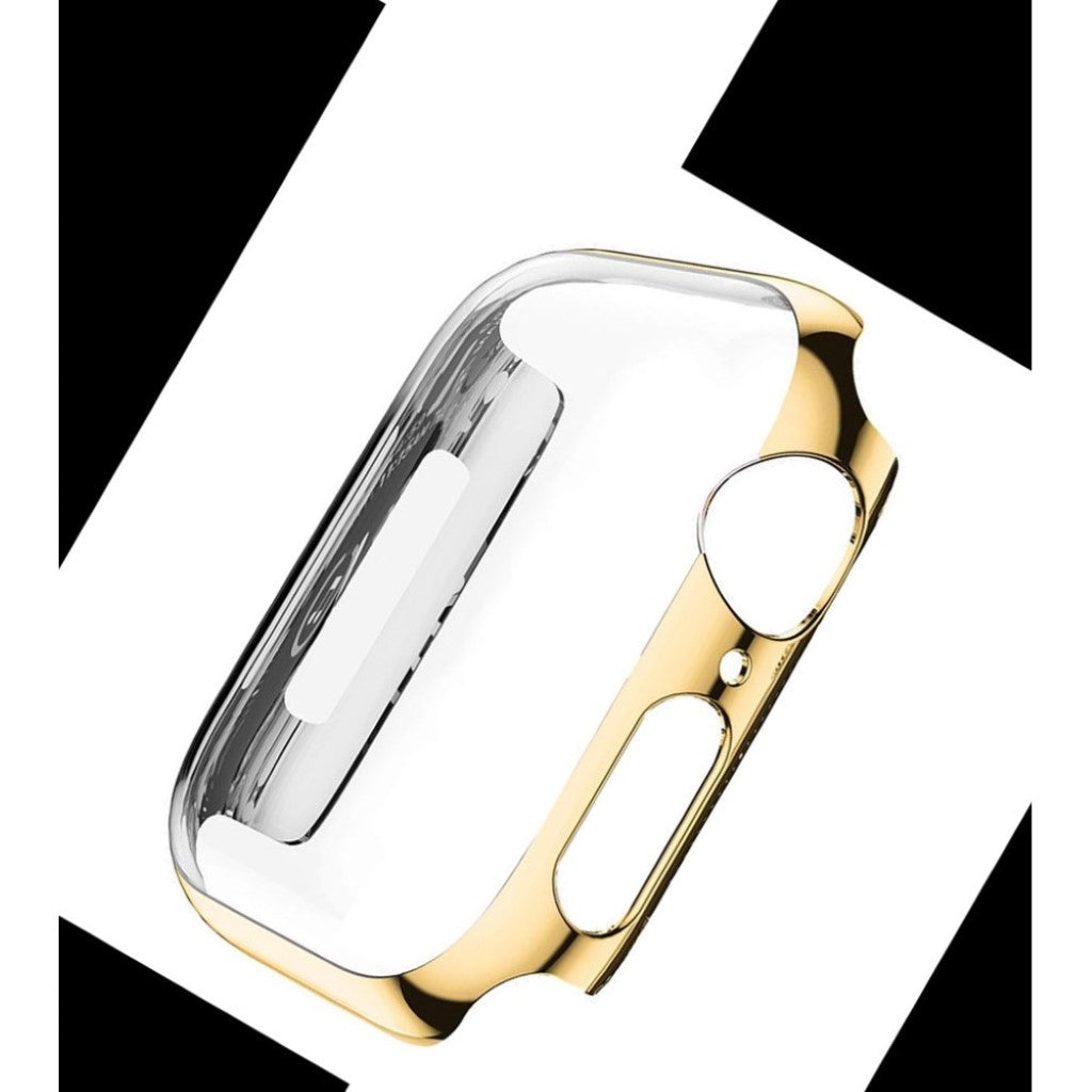 Super Flot Apple Watch Series 4 44mm Silikone Cover - Guld#serie_4