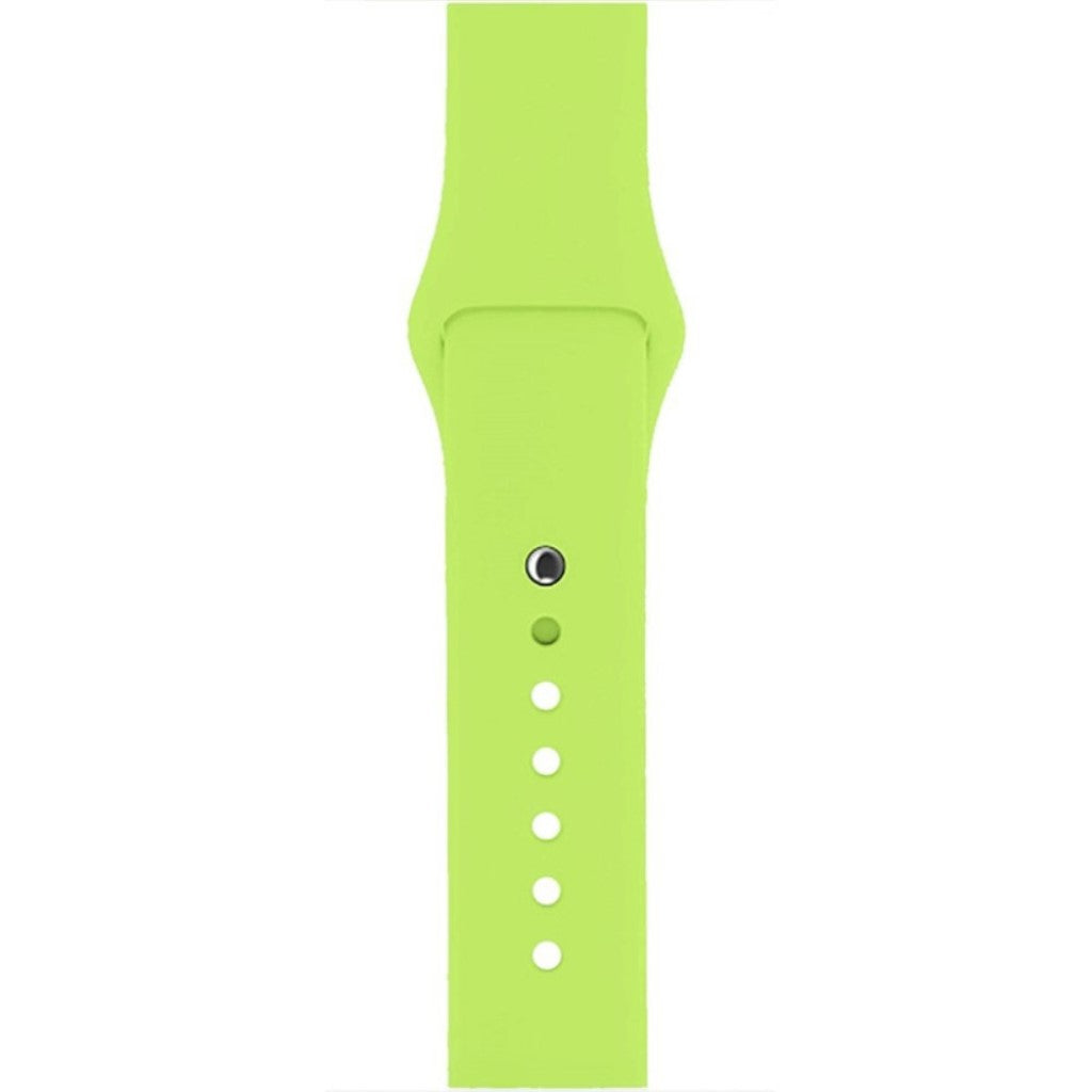 Helt vildt hårdfør Apple Watch Series 4 44mm Silikone Rem - Grøn#serie_14