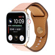 Super sterk Apple Watch Series 4 44mm Echt leer Bandje