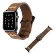 Zeer duurzaam Apple Watch Series 5 40mm Echt leer Bandje