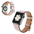 Zeer comfortabel Apple Watch Series 5 40mm Echt leer Bandje