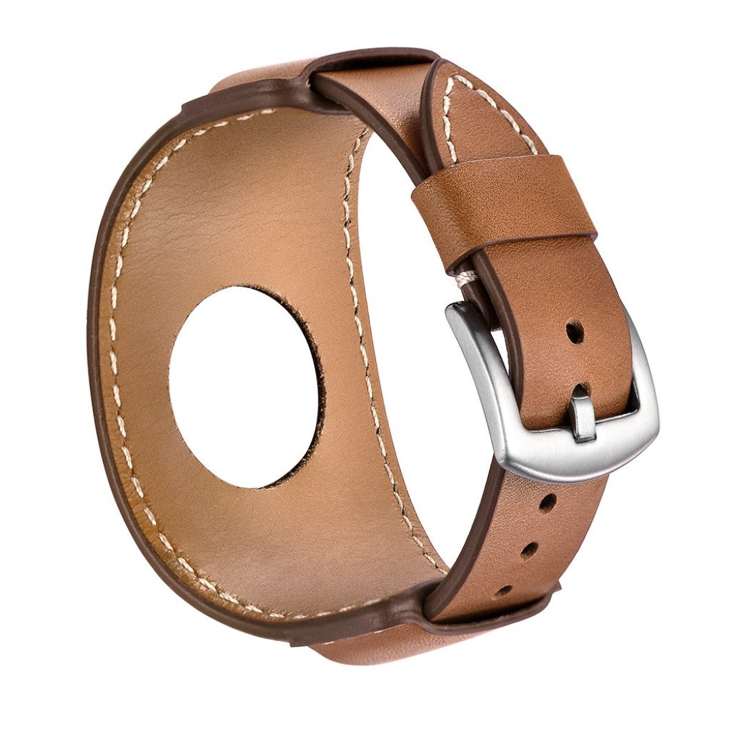  Apple Watch Series 5 40mm / Apple Watch 40mm Ægte læder Rem - Brun#serie_11