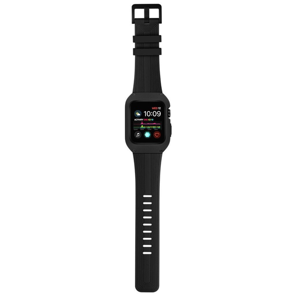  Apple Watch Series 5 40mm / Apple Watch 40mm Silikone Rem - Sort#serie_1