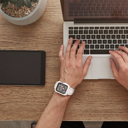  Apple Watch Series 5 40mm / Apple Watch 40mm Silikone Rem - Hvid#serie_2