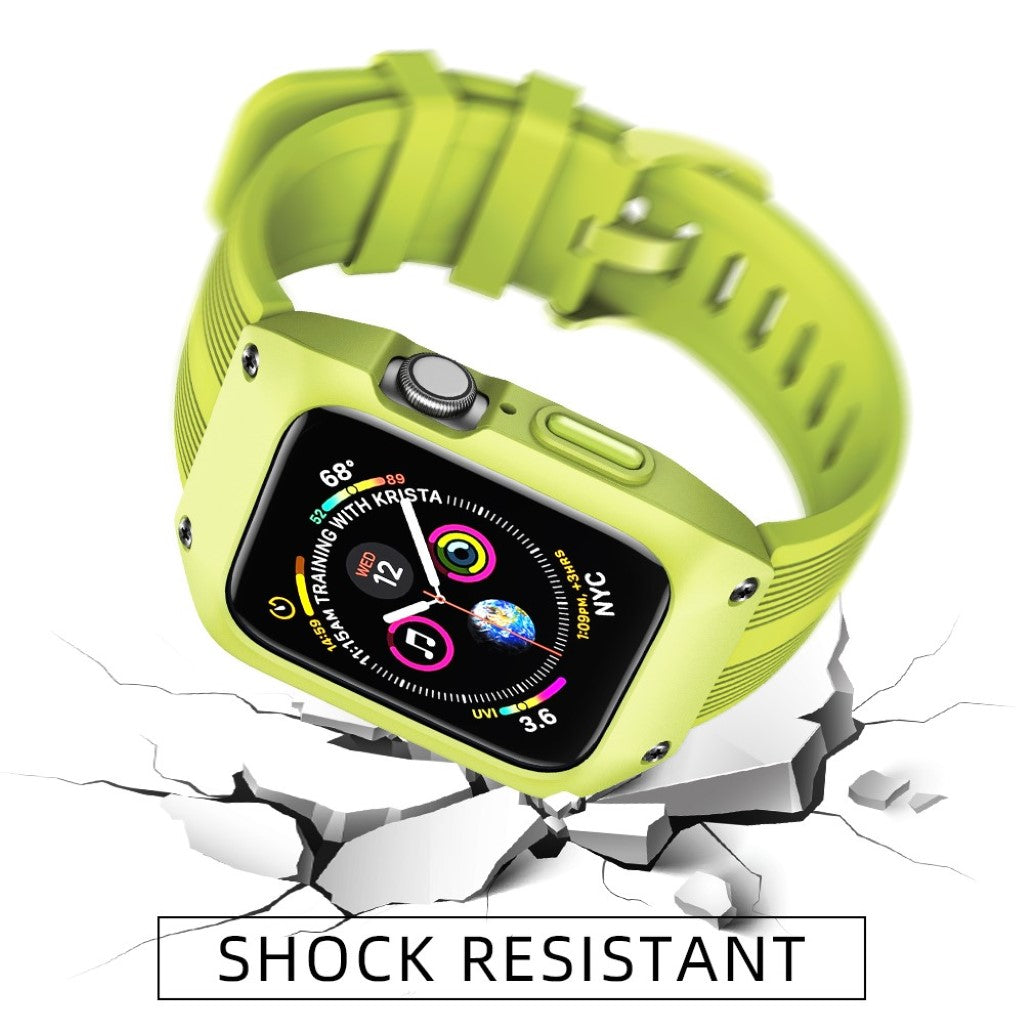  Apple Watch Series 5 40mm / Apple Watch 40mm Silikone Rem - Grøn#serie_5