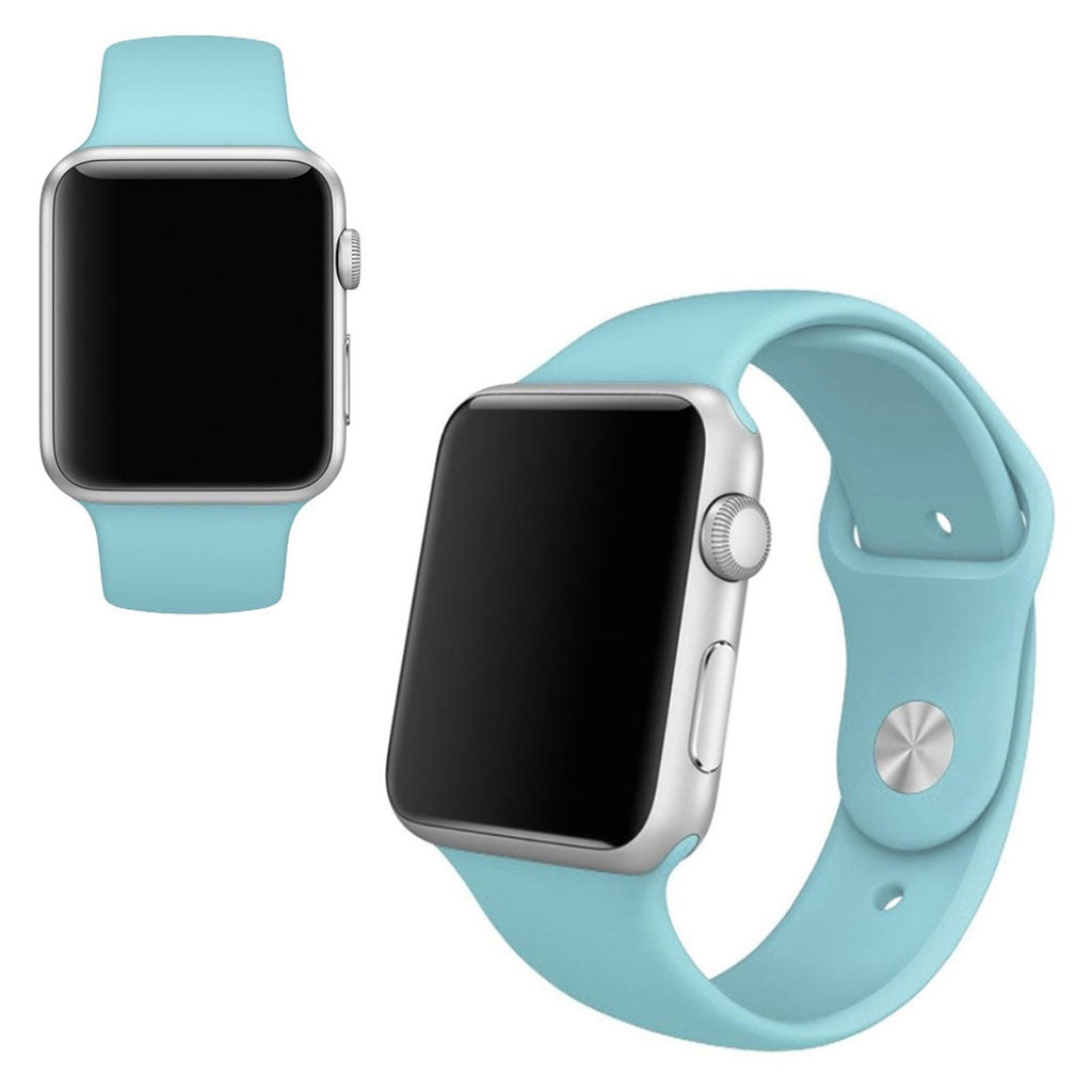  Apple Watch Series 5 44mm / Apple Watch 40mm Silikone Rem - Grøn#serie_16