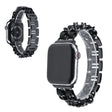 Apple Watch Series 5 40mm / Apple Watch 40mm Metaal en Imitatieleer Bandje