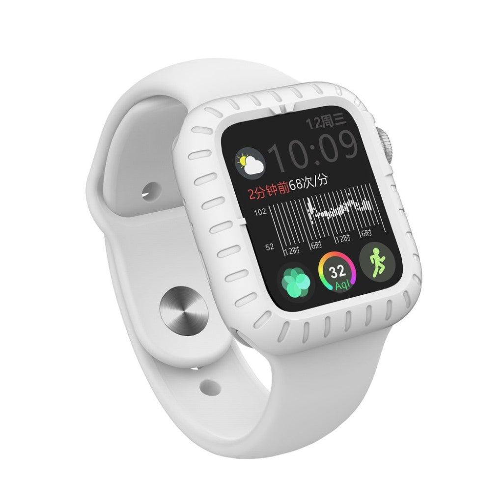Mega Godt Apple Watch Series 5 40mm / Apple Watch 40mm Silikone Cover - Hvid#serie_2