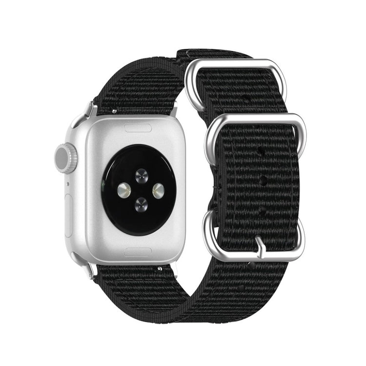 Vildt elegant Apple Watch Series 5 40mm Nylon Rem - Sort#serie_5