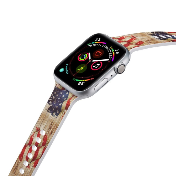 Super fantastisk Apple Watch Series 5 40mm Silikone Rem - Flerfarvet#serie_12