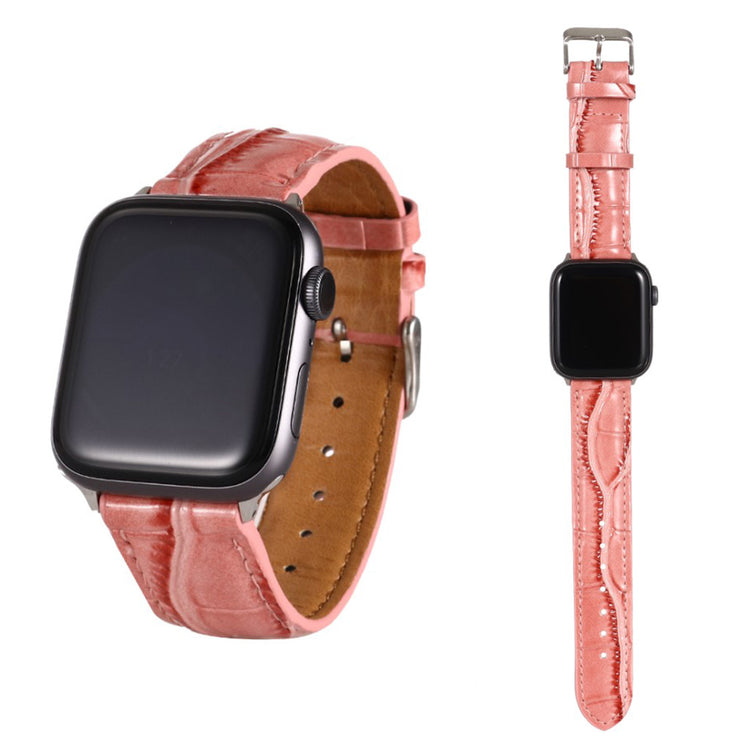 Meget cool Universal Apple Ægte læder Rem - Pink#serie_6