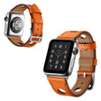 Zeer comfortabel Apple Watch Series 5 44mm Echt leer Bandje