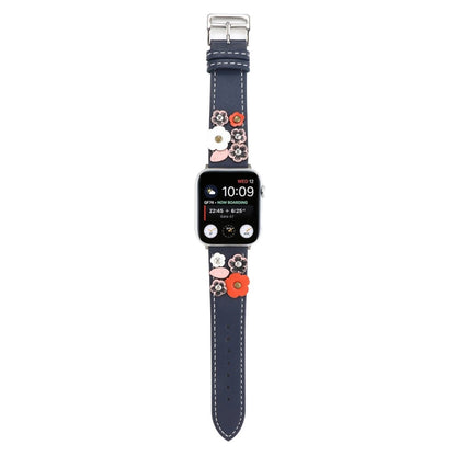  Apple Watch Series 5 44mm / Apple Watch 44mm Ægte læder Rem - Flerfarvet#serie_4