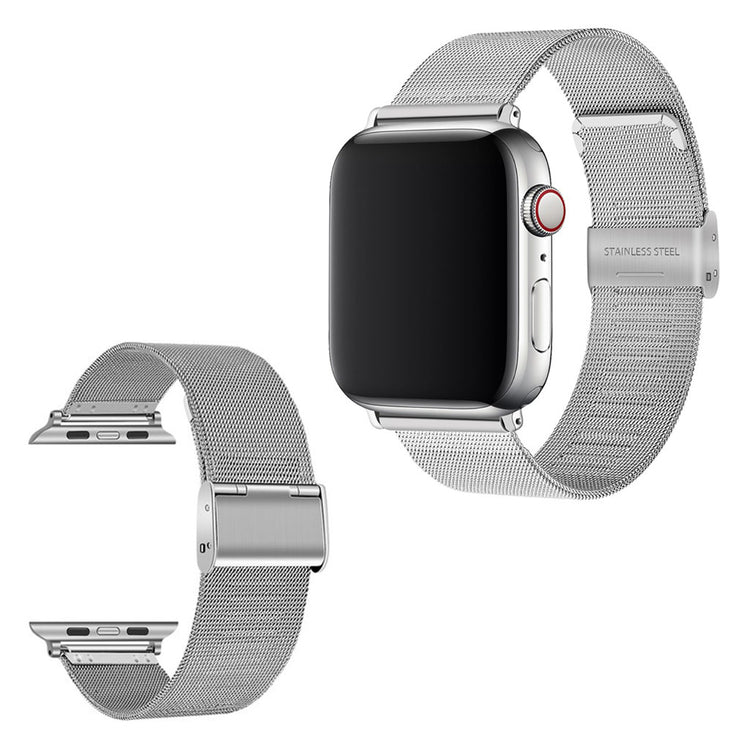 Flot Apple Watch Series 5 44mm / Apple Watch 44mm Metal Rem - Sølv#serie_1