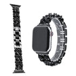 Apple Watch Series 5 44mm / Apple Watch 44mm Metaal en Imitatieleer Bandje