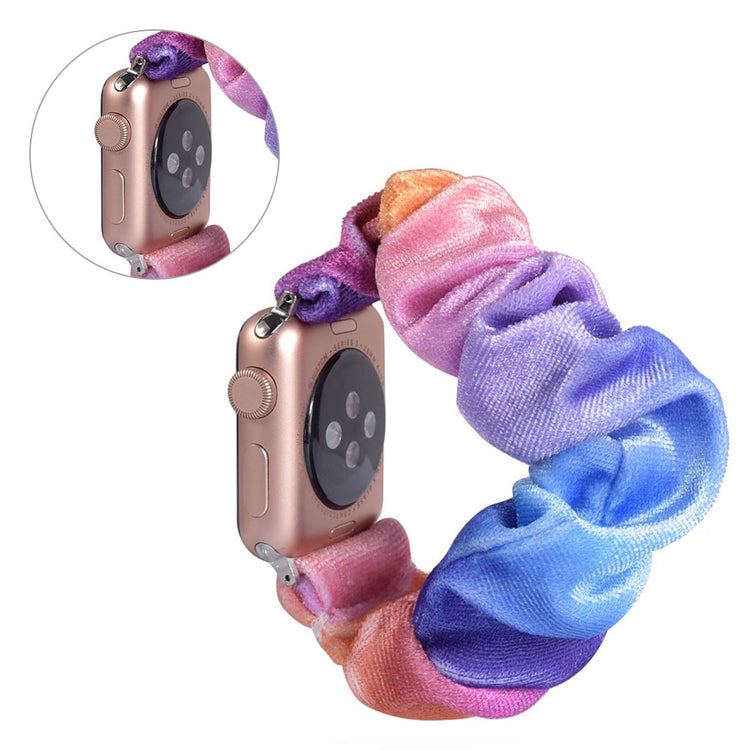 Glimrende Apple Watch Series 5 44mm Nylon Rem - Flerfarvet#serie_20